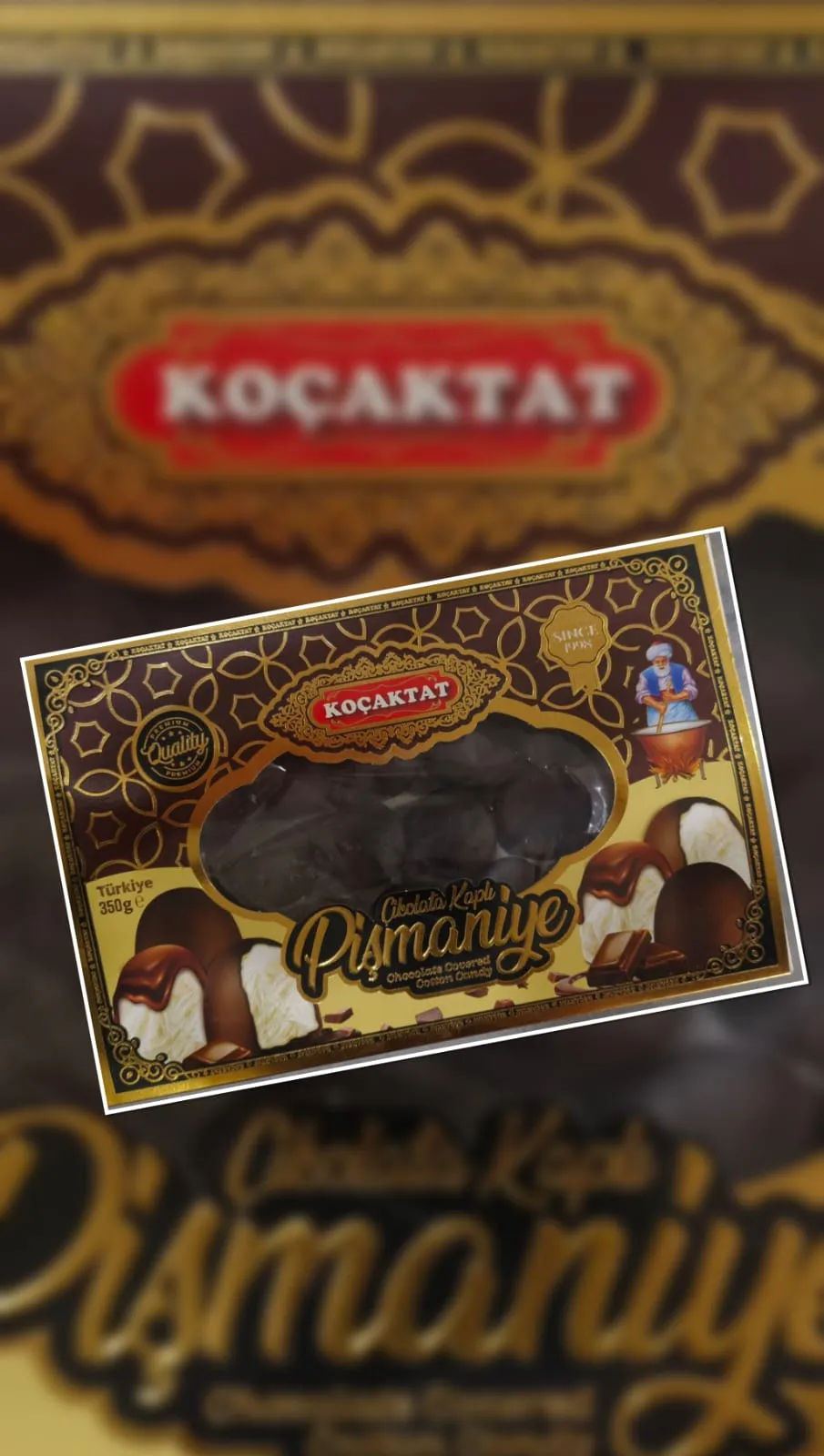 Koçaktat 350gr Çikolata Kaplamalı Pişmaniye - Pişmaniye Çeşitleri | Efe Nacar Şekerleme