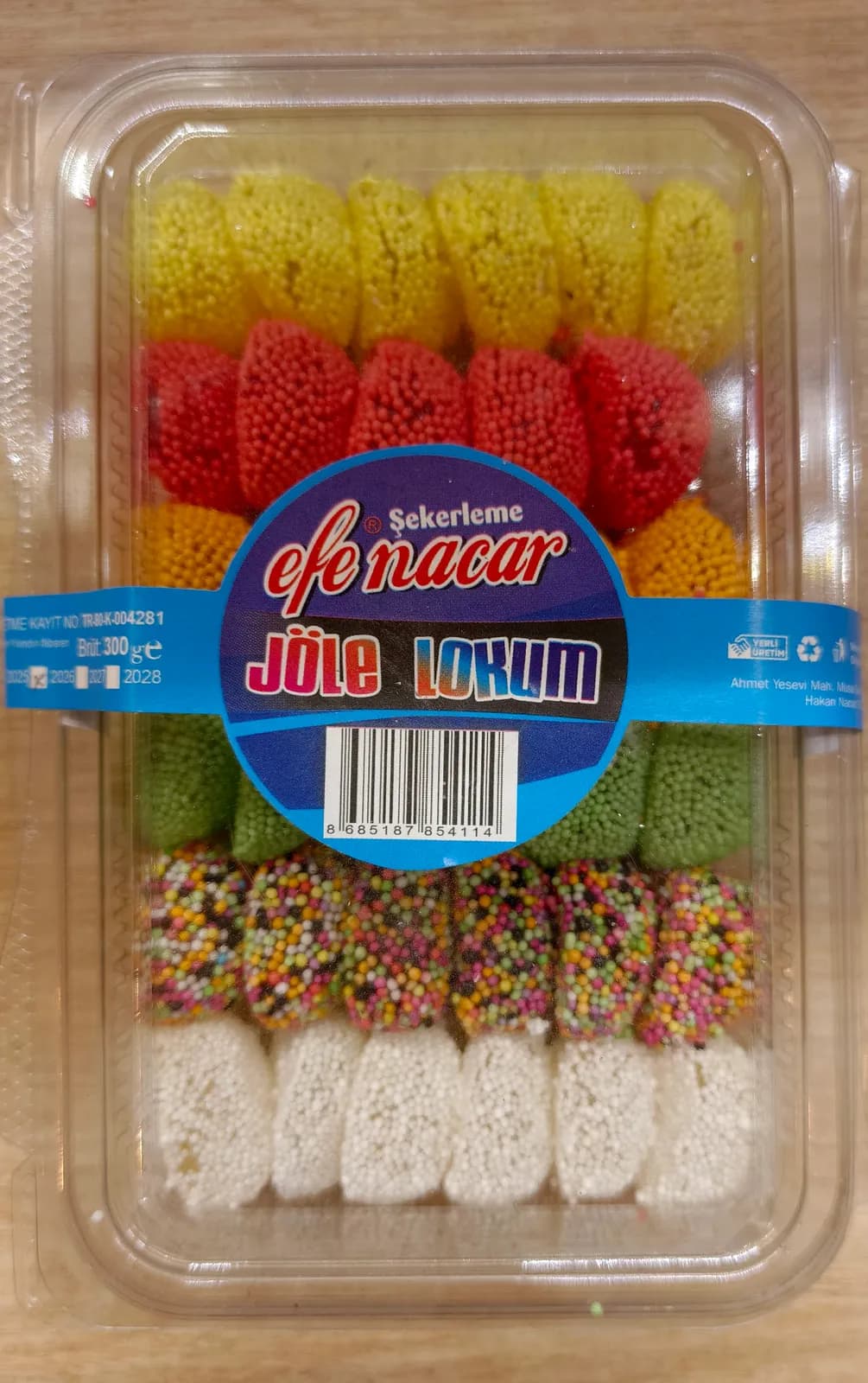 300 Gr Jöle Lokum Yuvarlak Meyve Çeşitleri - Paket Lokum Çeşitleri | Efe Nacar Şekerleme