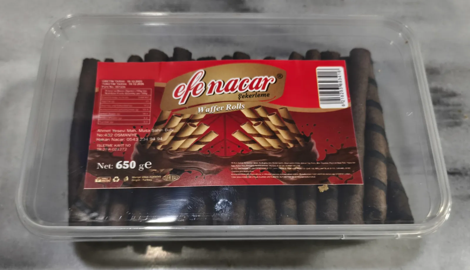 650 Gr Rulokat Kakao - Rulokat Çeşitleri | Efe Nacar Şekerleme