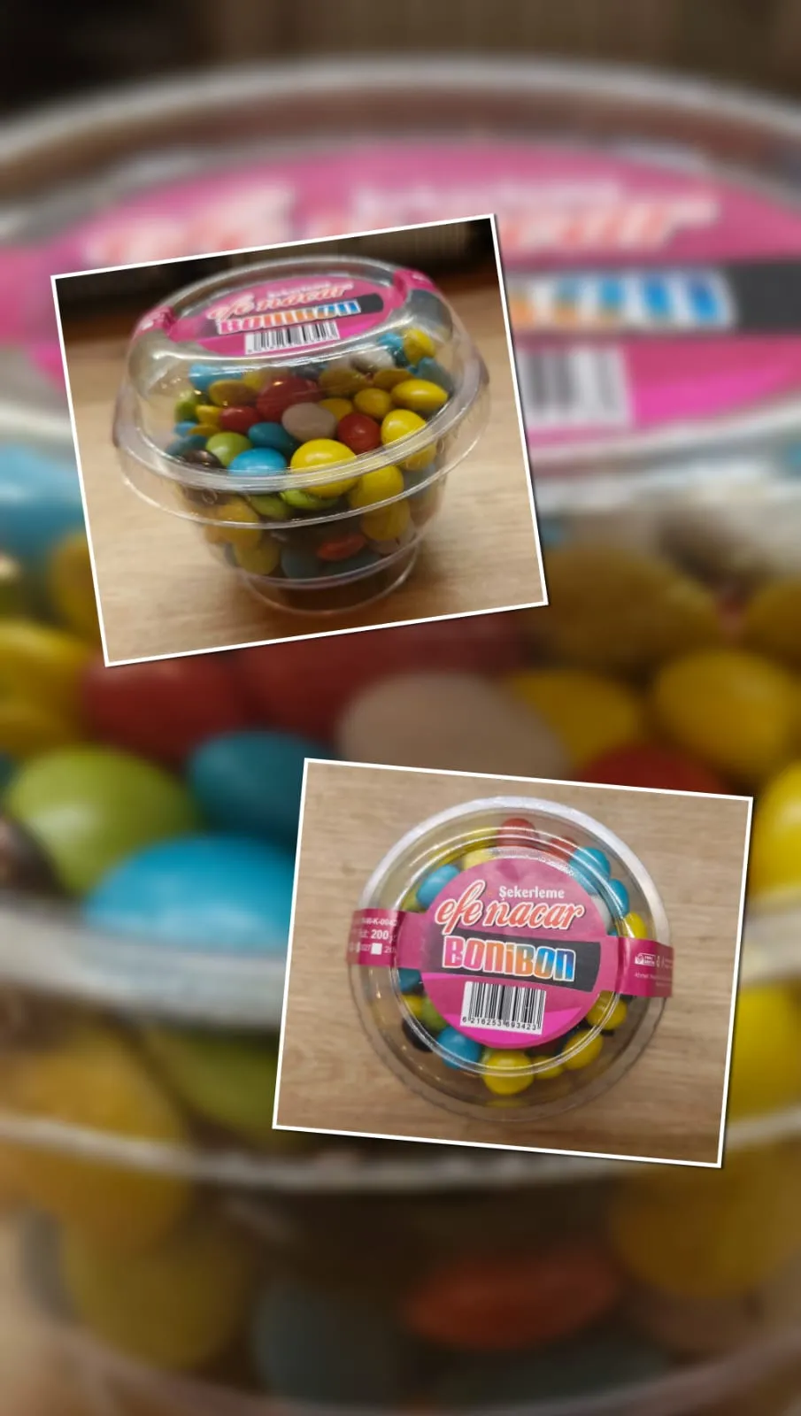200 Gr Pet Bonibon - Paket Draje Çeşitleri | Efe Nacar Şekerleme