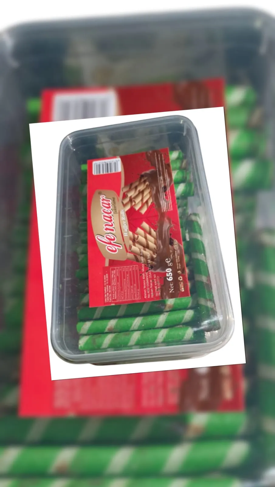 650 Gr Rulokat Antep Fıstığı Aromalı - Rulokat Çeşitleri | Efe Nacar Şekerleme