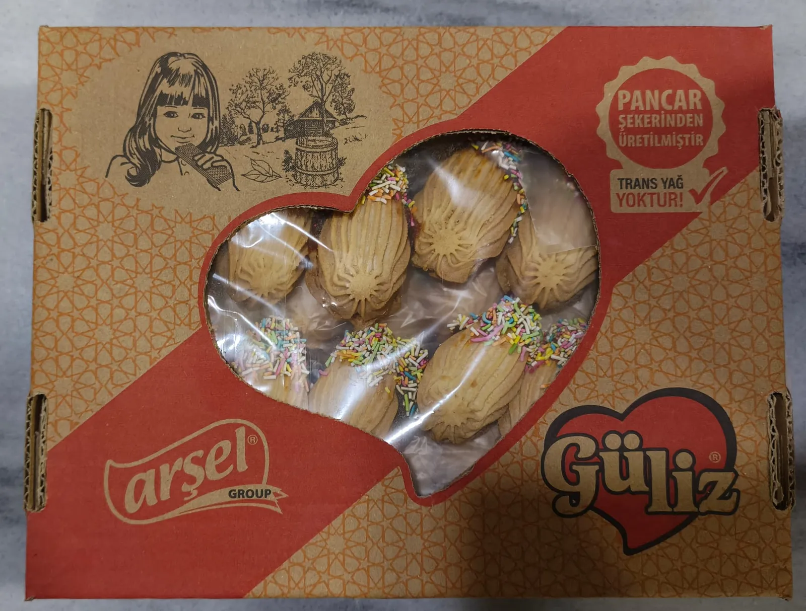 Güliz 1000 Gr Renkli Bukle Kurabiye - Güliz Gofret & Kurabiye Çeşitleri | Efe Nacar Şekerleme
