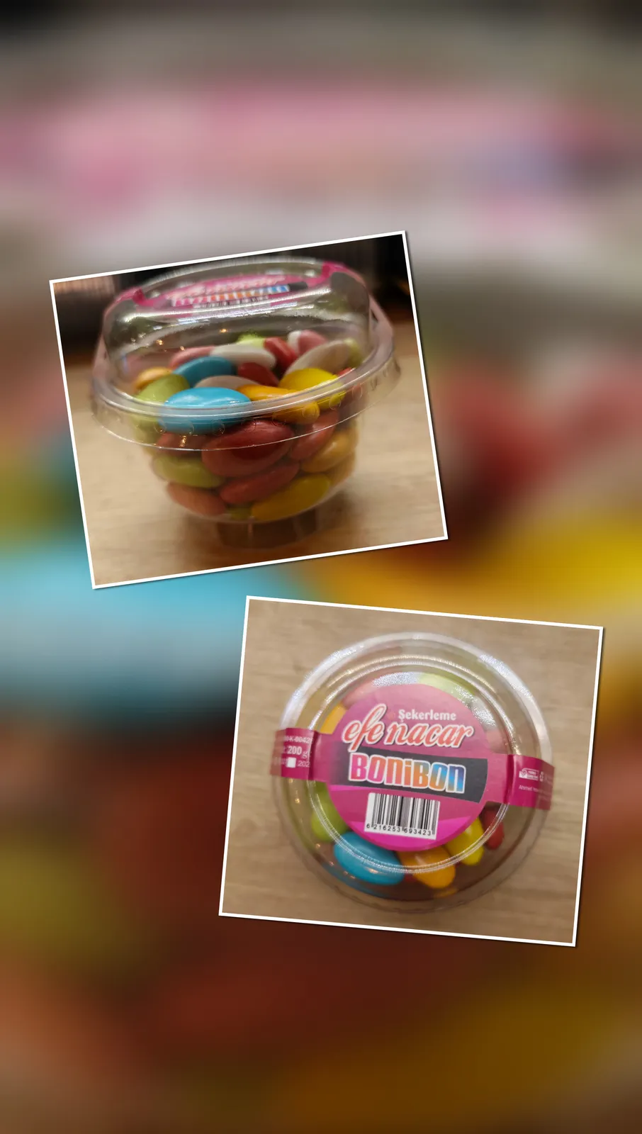200gr Pet Oval Bonibon - Paket Draje Çeşitleri | Efe Nacar Şekerleme