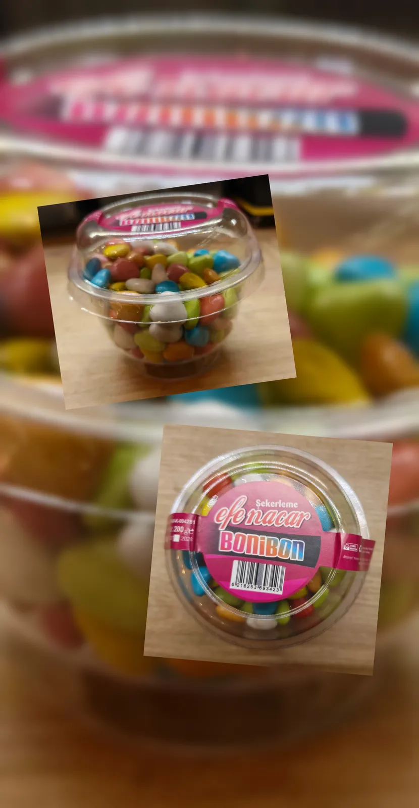 200 Gr Pet Kalpli Bonibon - Paket Draje Çeşitleri | Efe Nacar Şekerleme