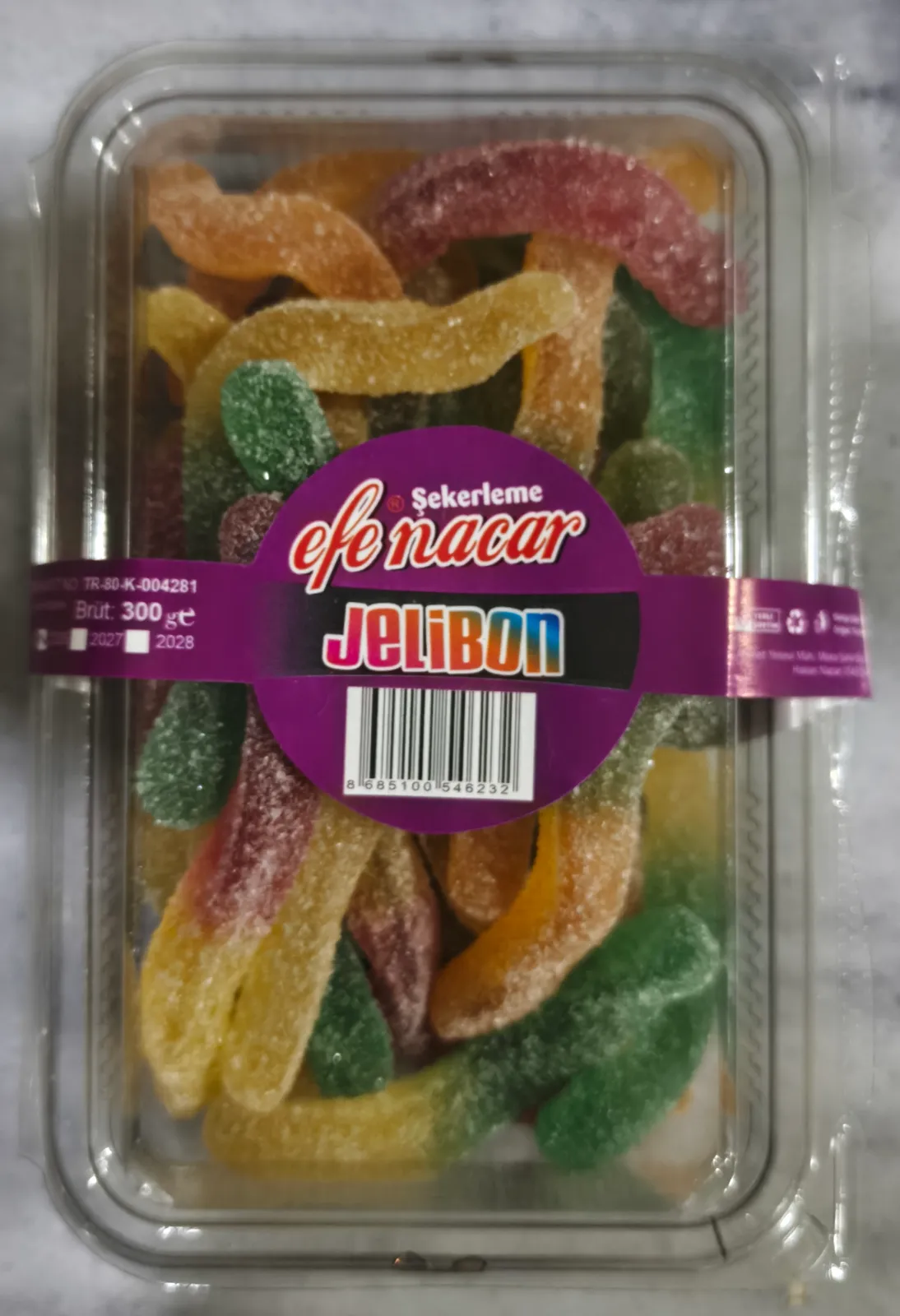 300gr Jelibon Yılan - Paket Jelibon Çeşitleri | Efe Nacar Şekerleme