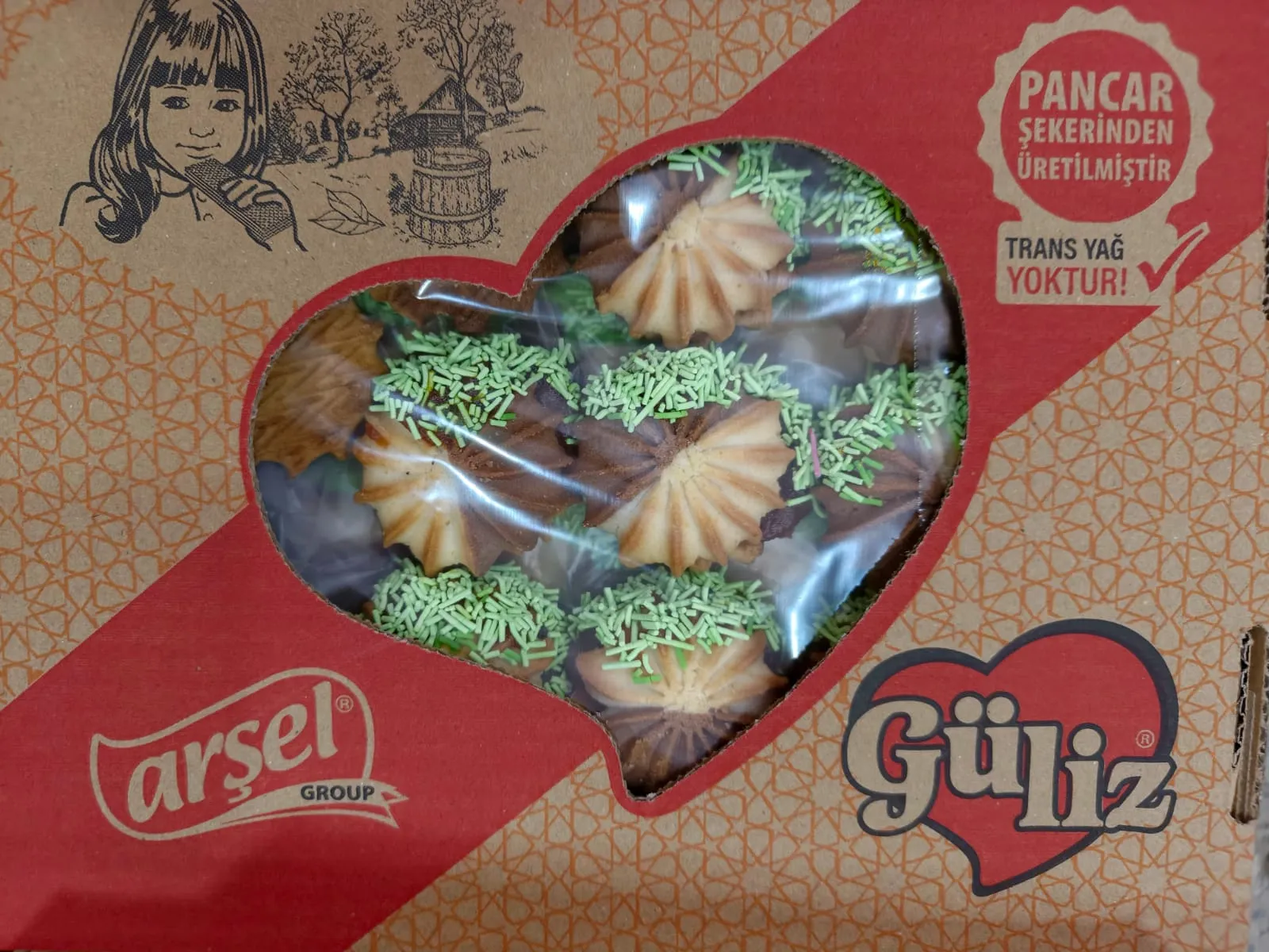 Güliz 1000 Gr Yeşil Bukle Kurabiye - Güliz Gofret & Kurabiye Çeşitleri | Efe Nacar Şekerleme