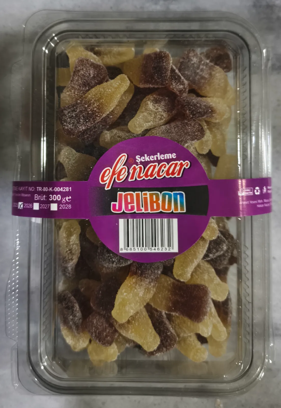 300 Gr Jelibon Kola - Paket Jelibon Çeşitleri | Efe Nacar Şekerleme