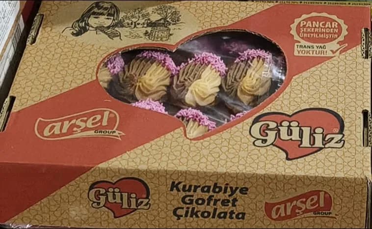 Güliz Pembe Bukle Kurabiye - Güliz Gofret & Kurabiye Çeşitleri | Efe Nacar Şekerleme