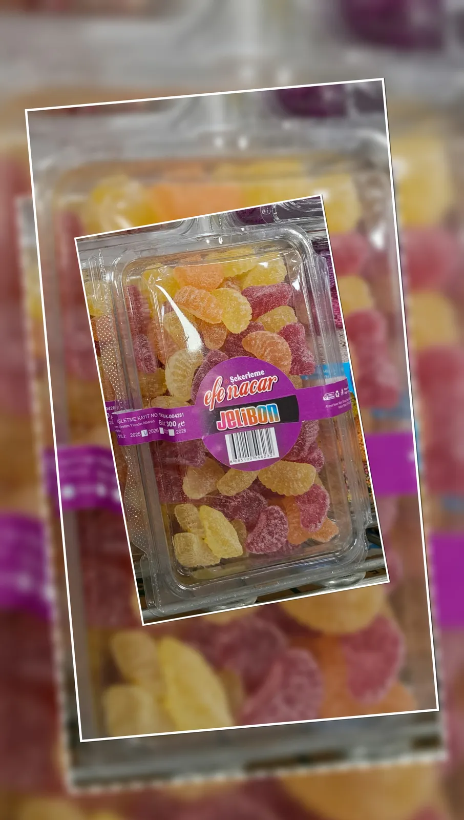 300 Gr Jelibon Mandalina - Paket Jelibon Çeşitleri | Efe Nacar Şekerleme